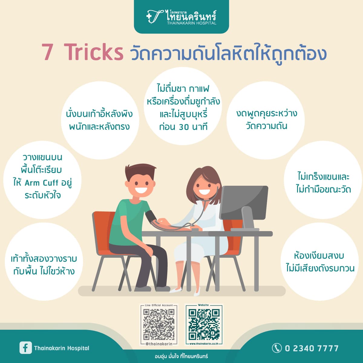 วิธีวัดความดันโลหิตให้ถูกต้อง