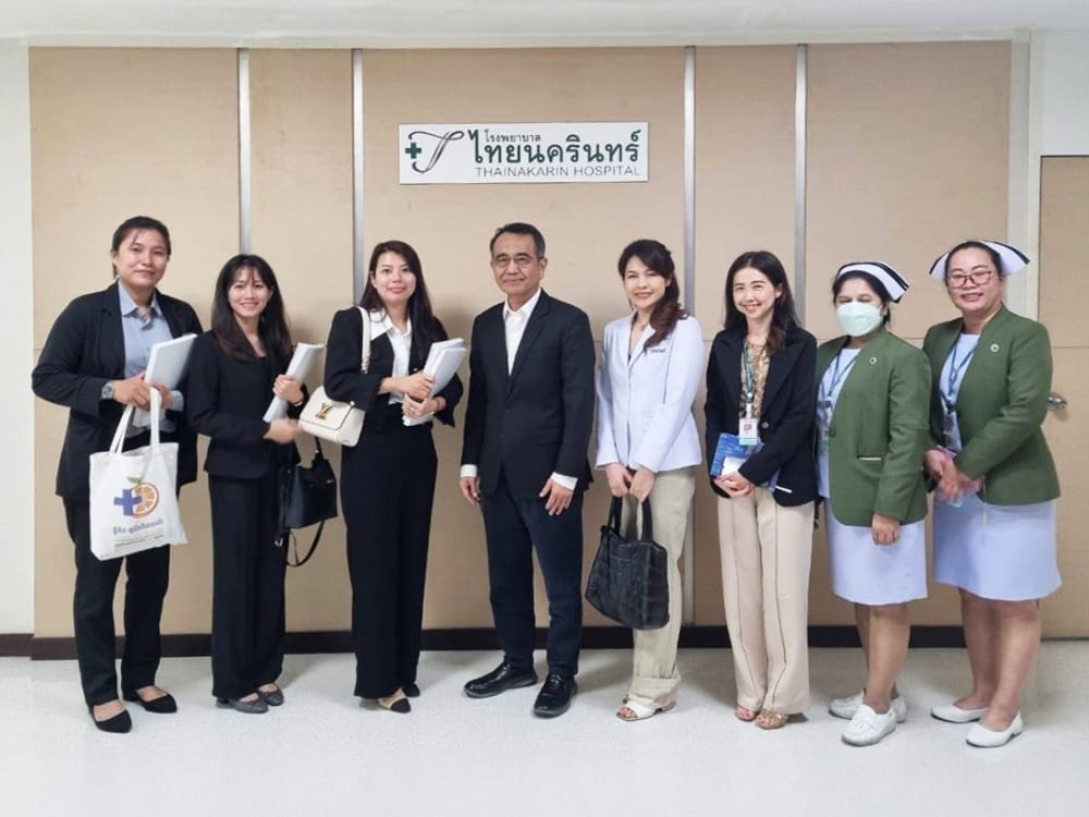 ศูนย์มะเร็งและรังสีรักษา รพ.ไทยนครินทร์ ร่วมต้อนรับคณะผู้บริหารจาก Orange Cancer Clinic ประเทศกัมพูชา