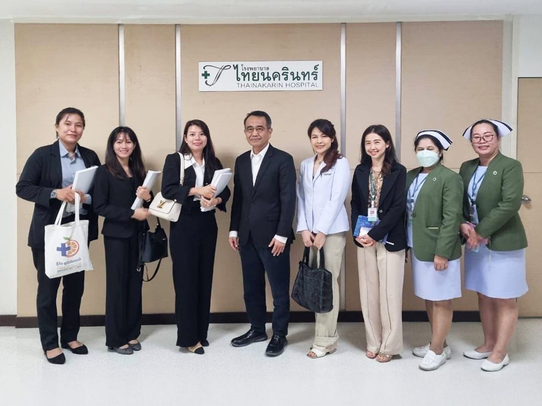 ศูนย์มะเร็งและรังสีรักษา รพ.ไทยนครินทร์ ร่วมต้อนรับคณะผู้บริหารจาก Orange Cancer Clinic ประเทศกัมพูชา